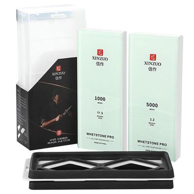 信作磨刀工具玻璃底白刚玉油石