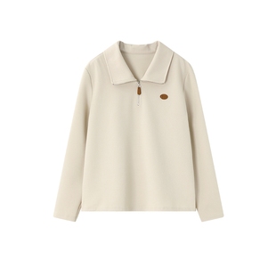 时然大码女装加绒卫衣25秋冬打底衫新款微胖mm长袖女士上衣高级感