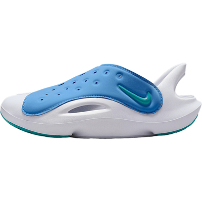 Nike/耐克正品Aqua Swoosh儿童透气一脚蹬包头凉鞋FN0876-400