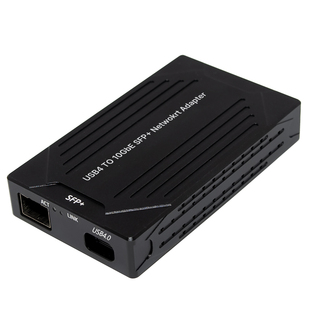 GRIS USB4.0光纤网卡SFP+万兆网卡X520兼容雷电Thunderbolt3电脑JHL6240多单模块Intel英特尔JL82599ES服务器