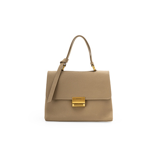 【新年礼物】红谷包包新款质感真皮单肩手提包牛皮斜挎手拎包女包