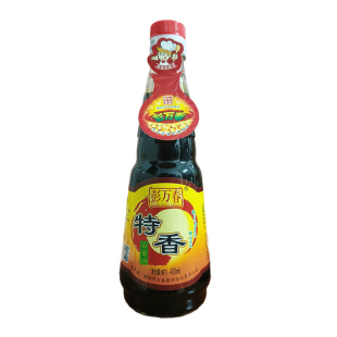 特香白酱油彭万春揭阳特产400ml瓶潮汕酿造酱油豉油烹饪调味酱料
