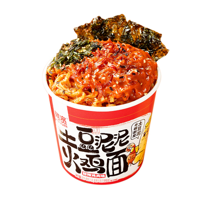 阿宽土豆泥泥面土豆泥火鸡面烧烤味网红零食方便速食面整箱批发