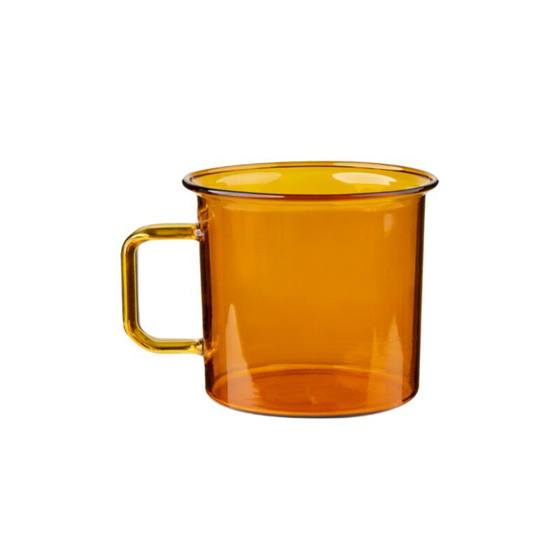 芬兰muurla玻璃马克杯简约家用水杯纯色杯子北欧ins风玻璃杯