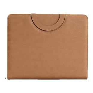 a4商务文件夹定制可印logo保险销售展业夹手提皮质拉链包置业顾问多功能经理夹销讲夹客户接待合同签单谈单夹