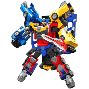 咖宝车神之时空守护运载巨人重载力士变形汽车合体机器人男孩玩具