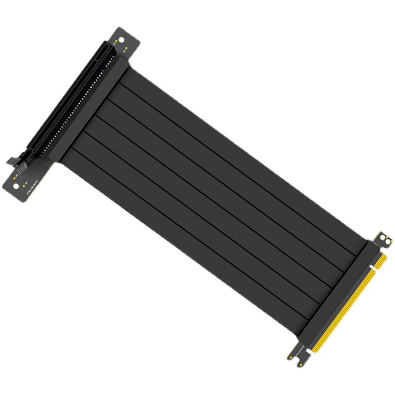 显卡PCI-E延长线x16 3.0/4.0台式机3060高速黑白竖装支架连接线