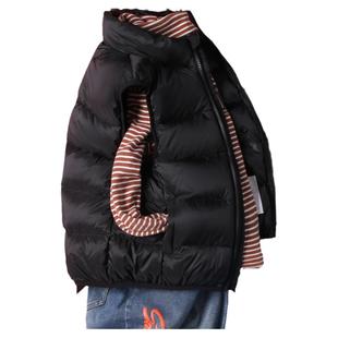 雅鹿儿童羽绒马甲外穿背心男童女童宝宝2025新款秋冬羽绒服马夹