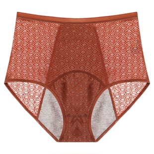 生理期内裤女高腰透气大码经期加宽防侧漏姨妈专用女生例假卫生裤