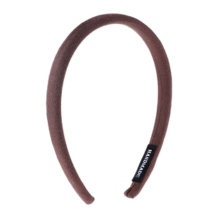 秋冬咖色细款发箍儿童高级感压发洗脸头箍女童不伤发高颅顶头饰女