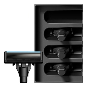 焕醒剃须刀刀头德国5+1层刀片唤醒刀头4支装唤醒刮胡刀刀头剃须泡