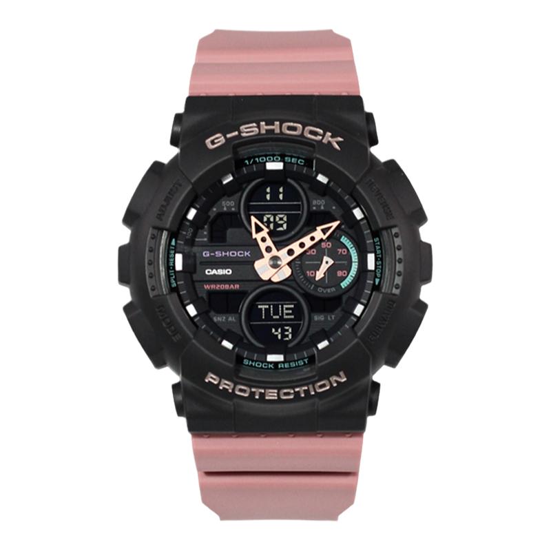 卡西欧手表女中性gshock新款防水运动学生潮流石英手表GMA-S140-4