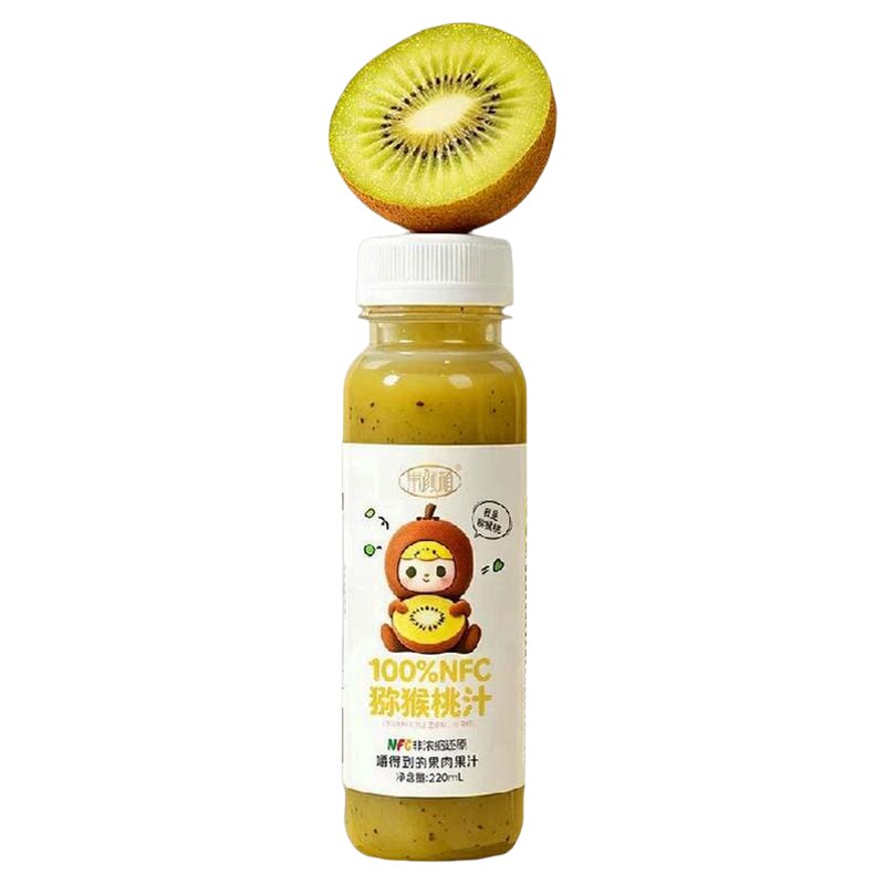 果颜植NFC100%纯猕猴桃汁220ml