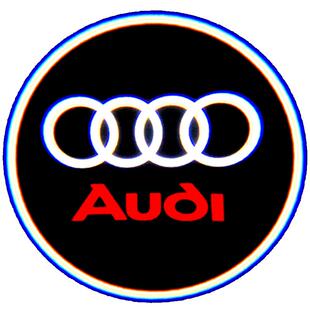 奥迪迎宾灯新A6L A4L Q5 Q3 Q7 A5A7A3A8L装饰车门投影氛围灯改装