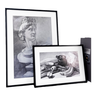 素描画框裱框4k8k16k2k四开水彩水粉儿童画外框16寸A3A4相框挂墙