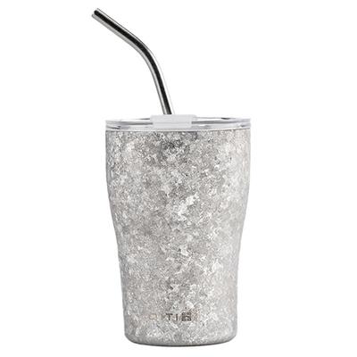 纯钛保温杯带吸管新款咖啡杯