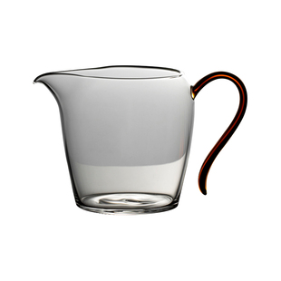 中式耐热透明玻璃公道杯家用小号茶海带把加厚泡茶杯茶滤公杯均杯