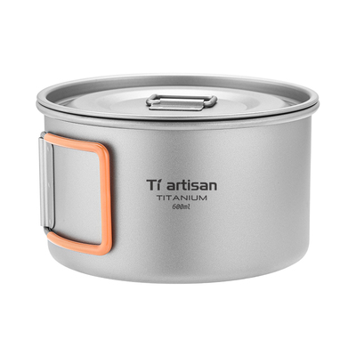 钛工匠纯钛饭盒户外露营餐具