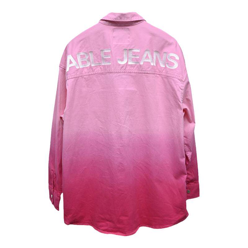 男女衬衫渐变色宽松ABLE,JEANS