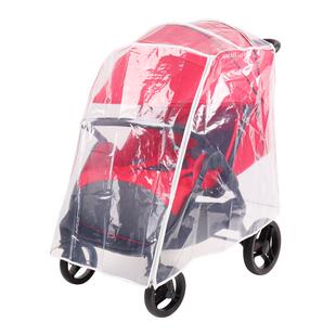 MASTER双胞胎婴儿车婴儿车防风罩双人车雨罩遛娃推车儿童车雨罩