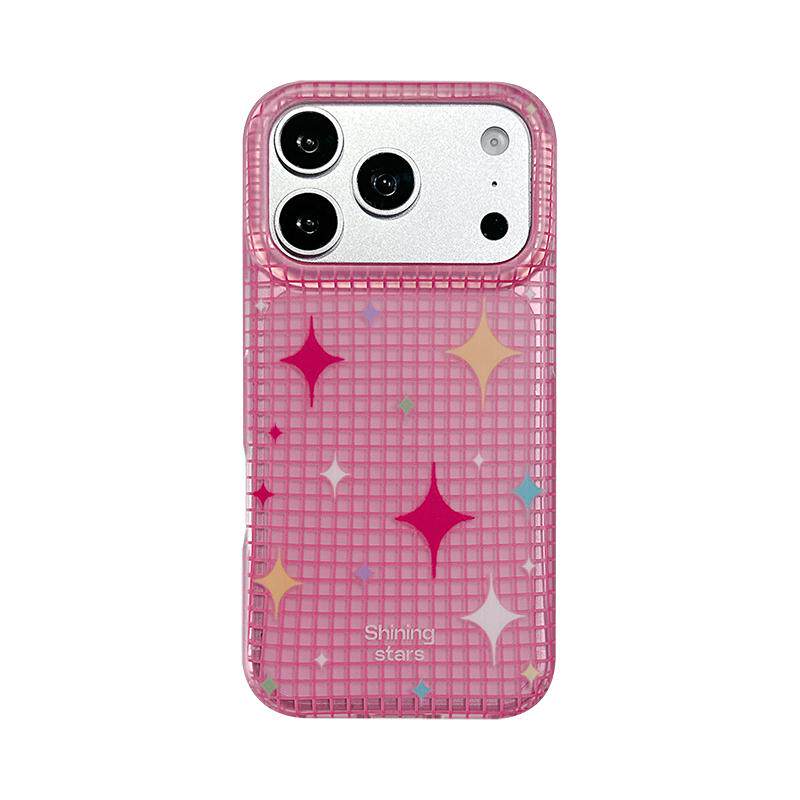 适用于iPhone简约小众格纹手机壳