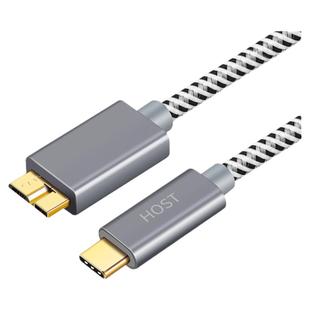 typec转microusb3.0移动硬盘数据线安卓手机笔记本电脑连接适用于佳能单反相机东芝希捷西部西数wd移动硬盘