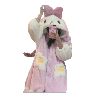 XCMMV美乐兔珊瑚绒冬季家居服