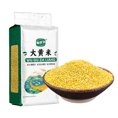 5斤东北大黄米真空装新米糯黍米粘米饭黄米包粽子软米2.5kg包装