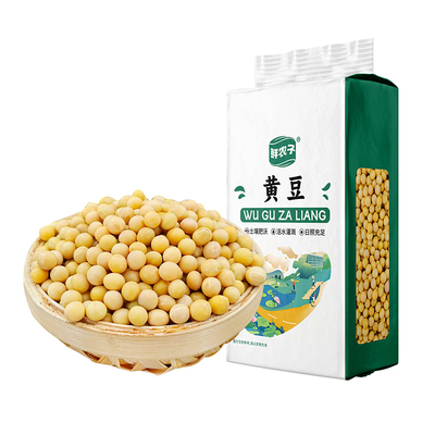 东北黄豆真空装2.5kg新货打豆浆农家自产大豆小东北黄豆特产批发