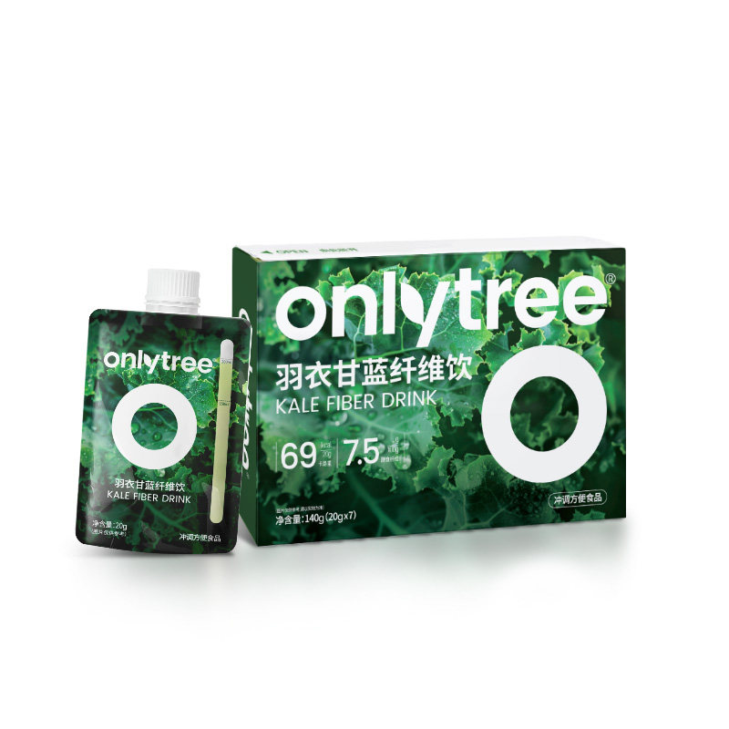 onlytree羽衣甘蓝纤维饮奶昔代餐
