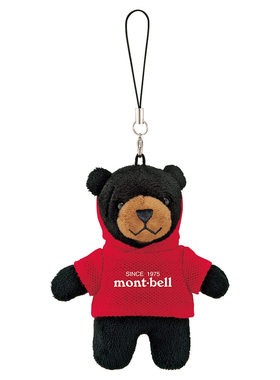 日本montbell小熊挂件玩偶