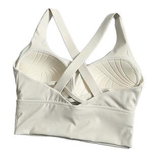 运动内衣女夏防震外穿跑步裸感瑜伽背心美背聚拢高强度健身文胸