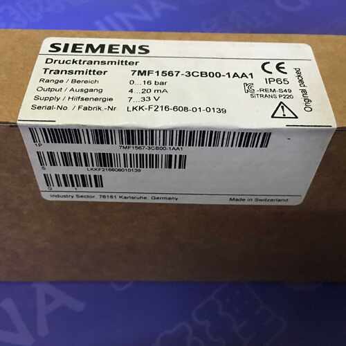 议价西门子压力变送器传感器7MF1567-3CB00-1AA1/7MF1567-3CD00-1