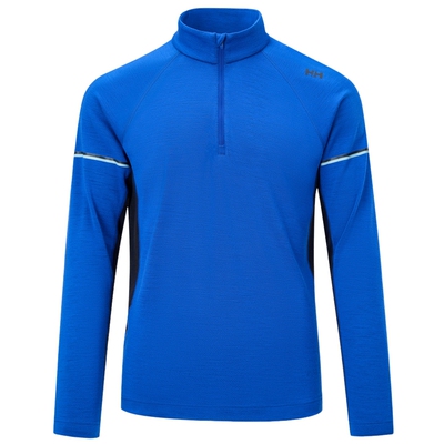 HH美利奴羊毛保暖半半拉链套头衫