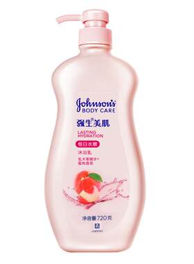 强生美肌沐浴露蜜桃香氛720g/瓶