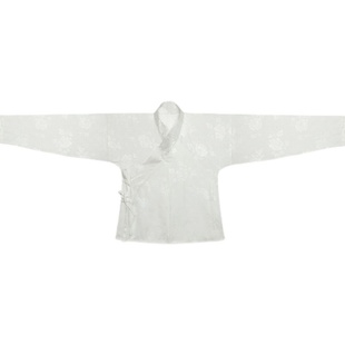 惜物国风 汉服中衣中裤内搭里衣可搭配道袍圆领袍男女暗纹白色