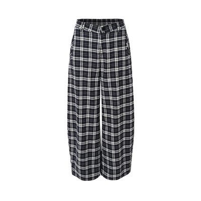 covertitle中低腰格子休闲裤