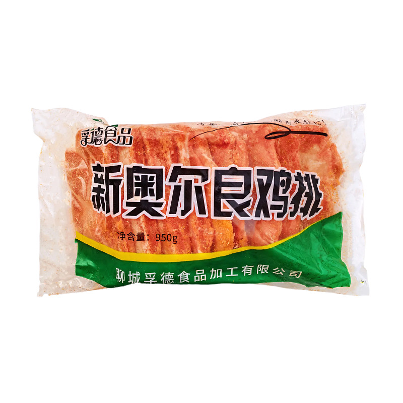 孚德新奥尔良鸡排整箱950g*10包