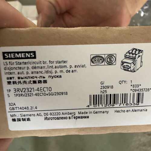 询价-3RV2321-4EC10断路器