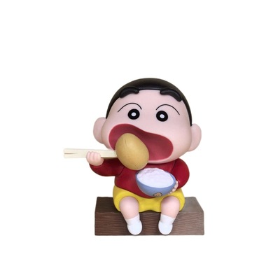 蜡笔小新吃土豆车载摆件汽车挂件