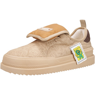 快乐玛丽欧包鞋女2025新款冬季棉鞋厚底增高雪地靴防水保暖棉鞋