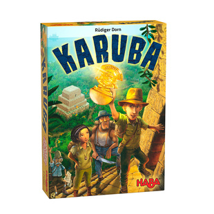 300932神庙宝藏9卡鲁巴岛8岁德国HABA早教玩具逻辑思维桌游游戏