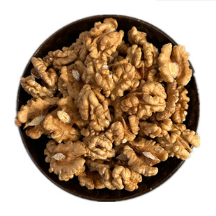 2025新货原味山核桃仁商用熟每日坚果罐装小包装孕妇专用山西碎仁