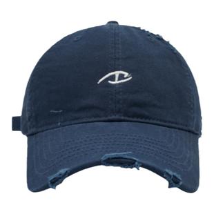 ins街头破洞嘻哈潮牌D字母刺绣棒球帽男女情侣韩版简约时尚鸭舌帽