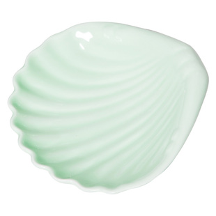 荣宝斋笔掭汝窑陶瓷青瓷文房四宝墨汁毛笔宣纸砚台书法国画用品扇贝笔掭