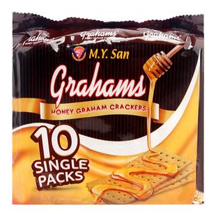 菲律宾进口安威山歌汉蜂蜜麦饼干250g袋装休闲解馋零食独立包装