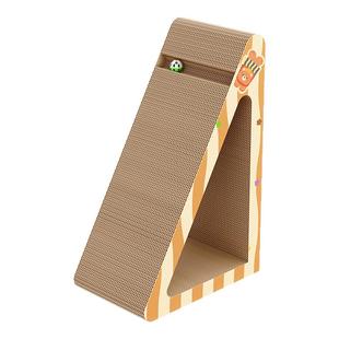 立式猫抓板三角形耐抓耐磨不掉屑磨爪子神器猫爪板猫玩具猫咪用品