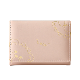 钱包女士短款2026新款学生韩版折叠卡包一体时尚款送小礼物高级感