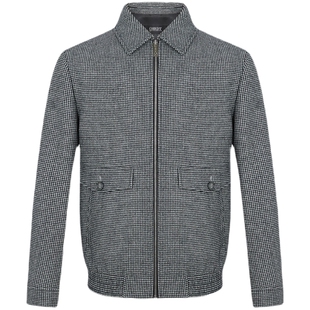 ORRDT澳林丹顿夹克外套羊毛秋季男装翻领休闲时尚青年潮流