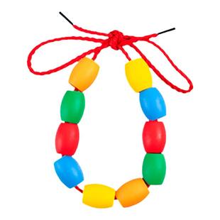 儿童串珠玩具益智积木早教纽扣幼儿园穿线绳精细动作训练穿珠子女